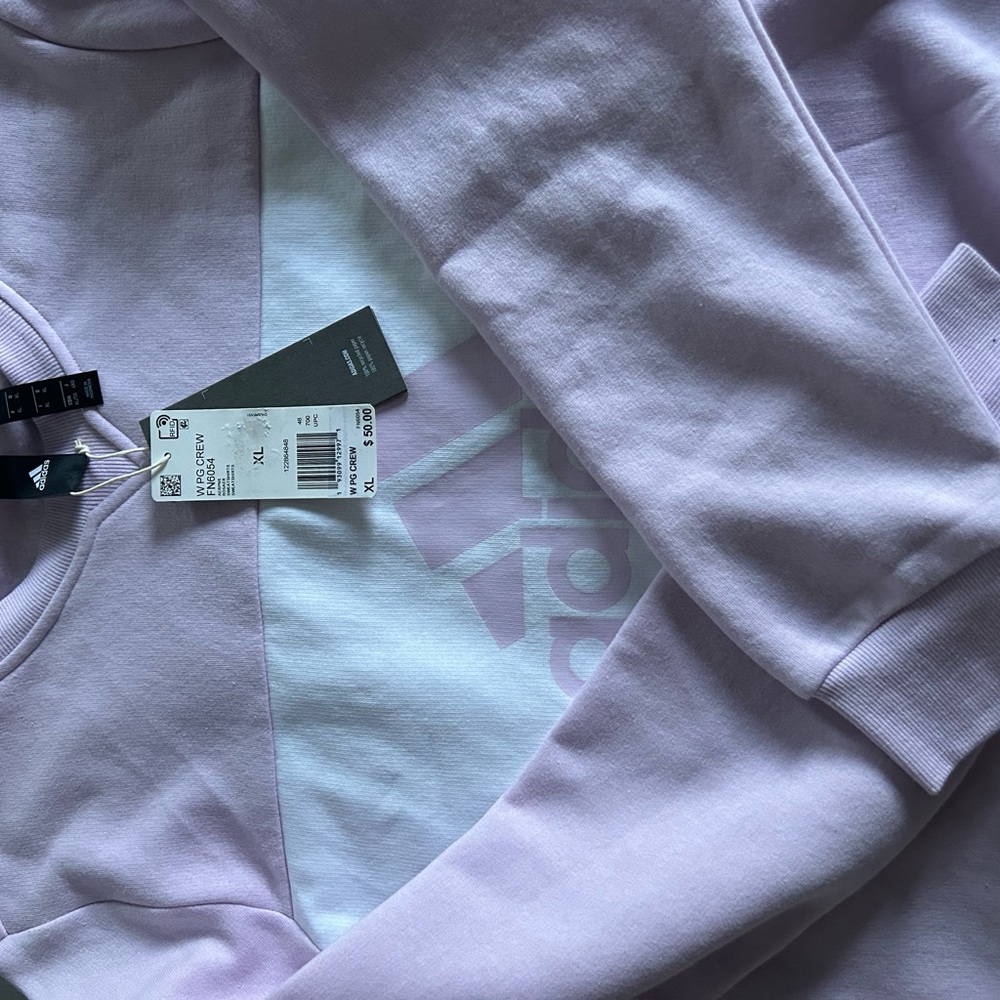 New with tags woman adidas crew neck